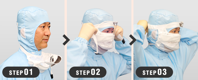 装着方法 3ステップ